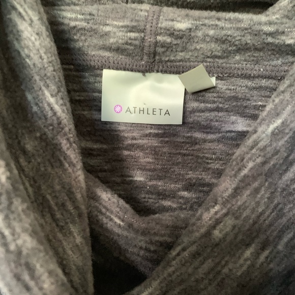 Athleta Space Dye Tranquility Cowl Neck Pullover M - Picture 7 of 11
